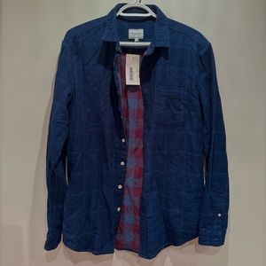 BNWT Frank & Oak men's long sleeve shirt, size M